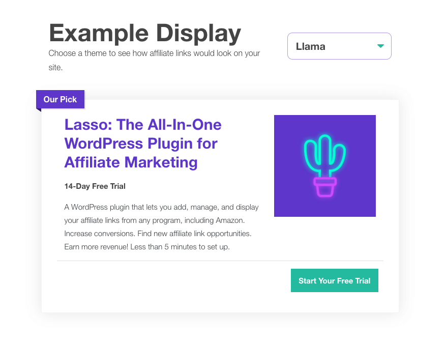 Lasso Affiliate Link Themes
