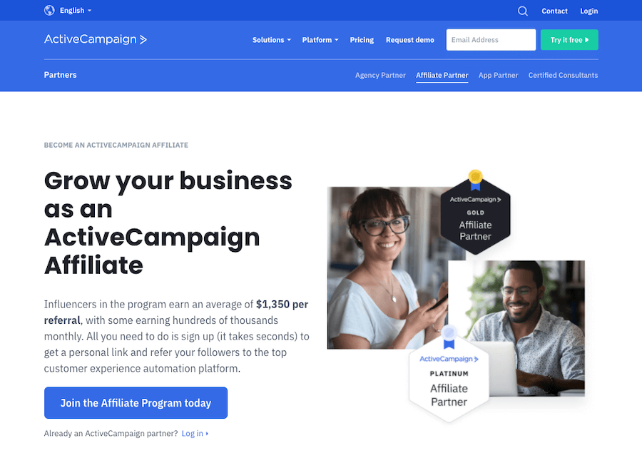 ActiveCampaign Affiliate Program