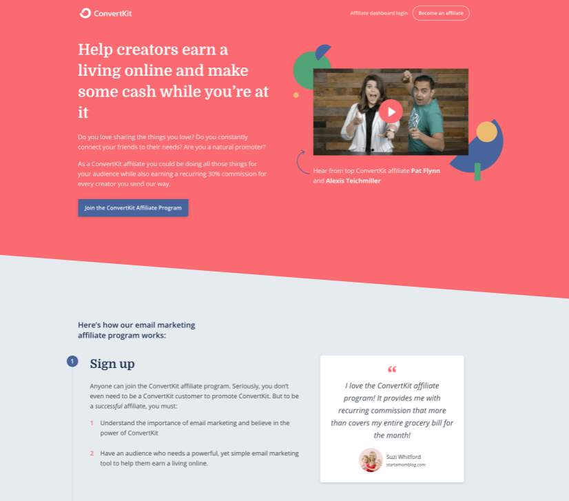 ConvertKit Affiliate Program