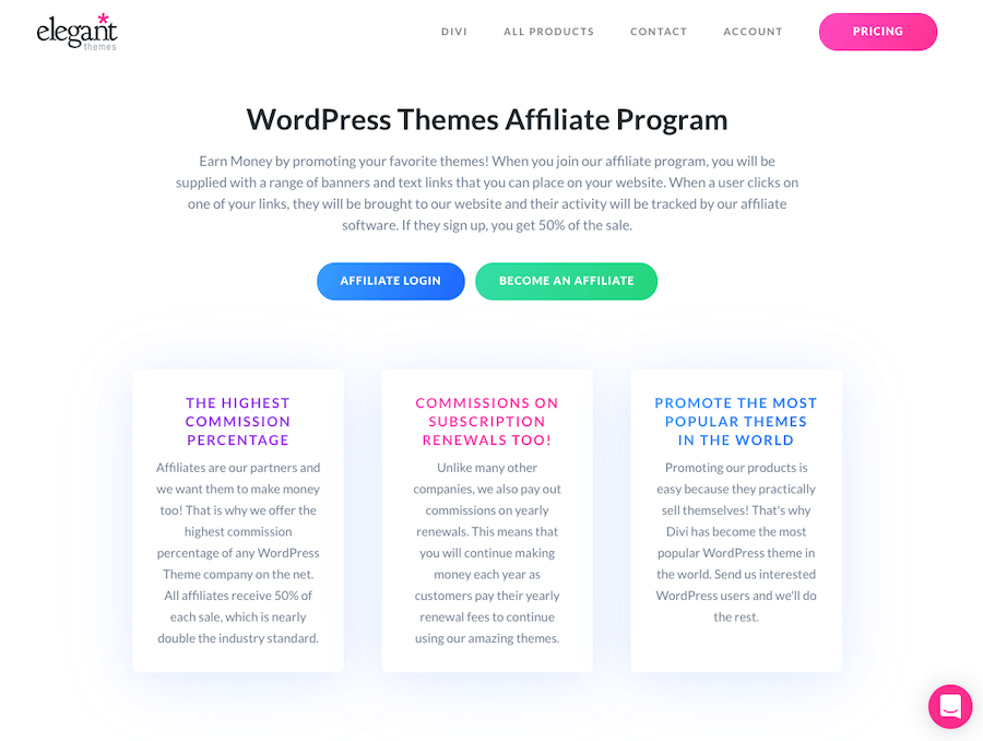 ElegantThemes Affiliate Program