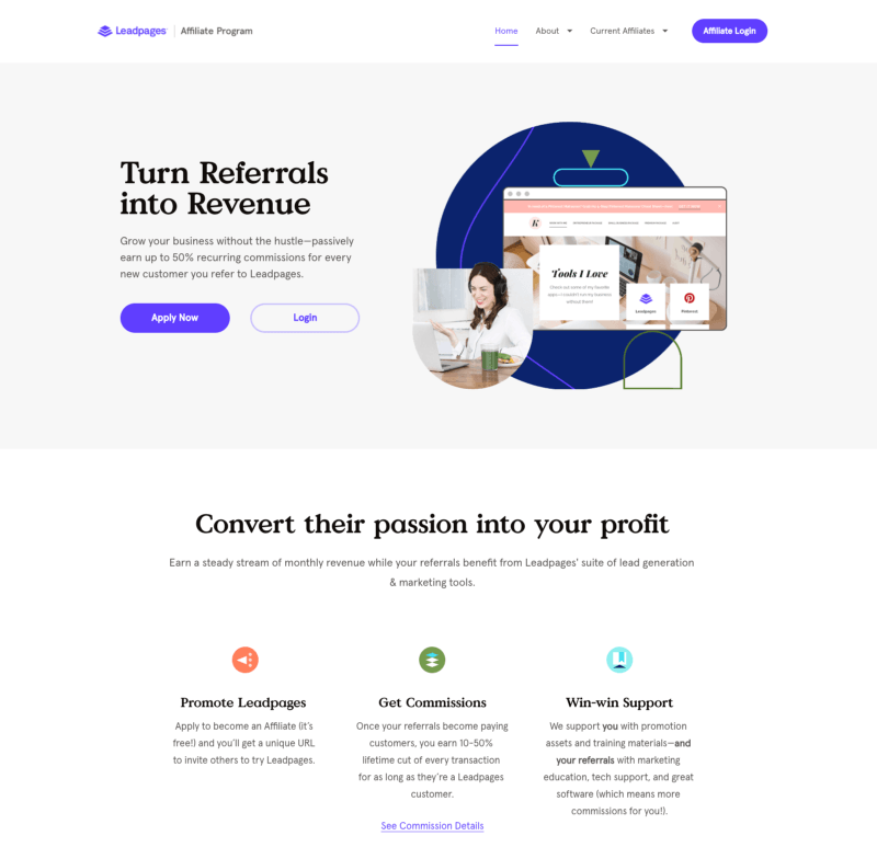 Leadpages Affiliate Program