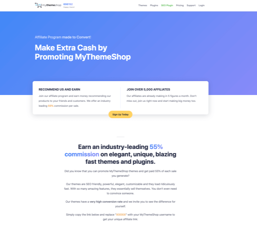 MyThemeShop Affiliate Program