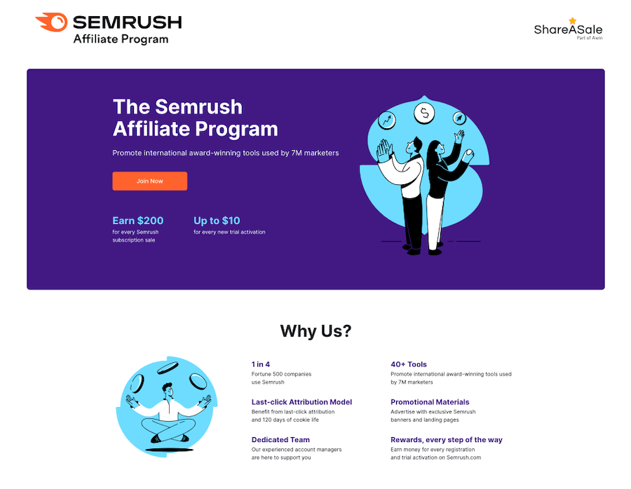 SEMRush Affiliate Program