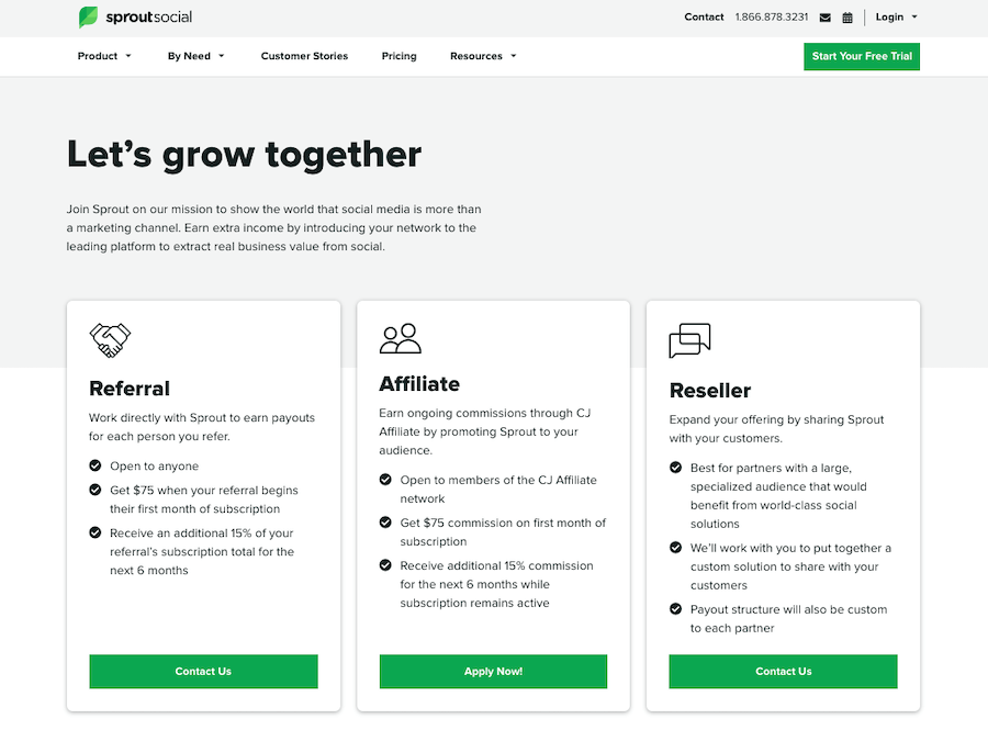 Sprout Social Affiliate Program