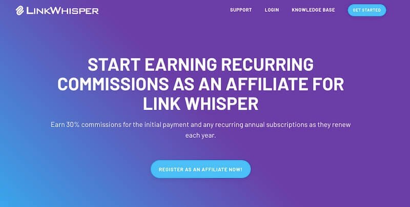 LINK WHISPER Affiliate Program