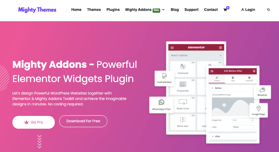 Mighty Addons For Elementor